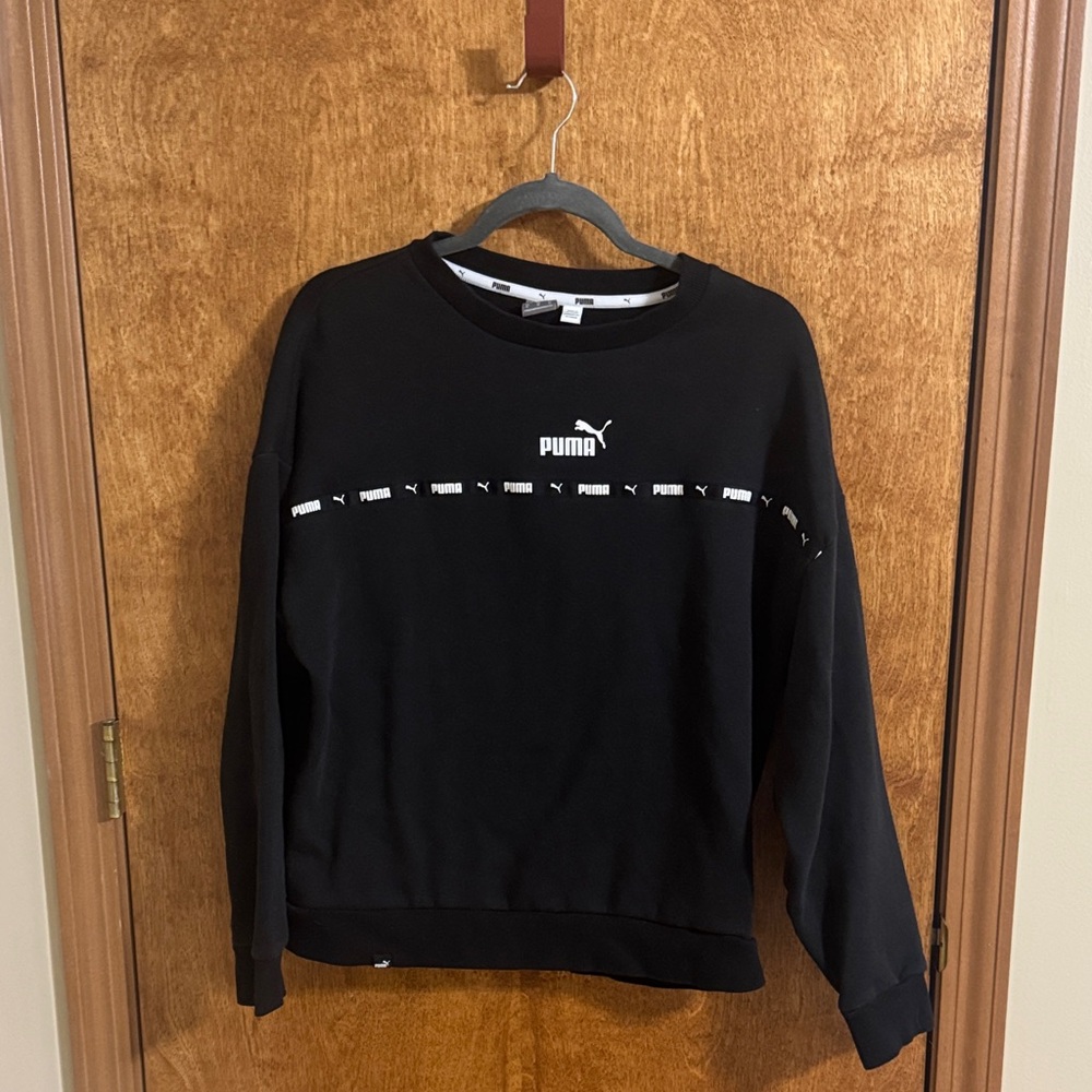 Puma Black Crew Sweatshirt